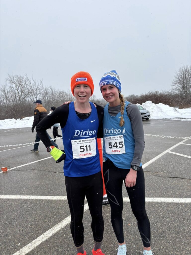 The top 2 women, Karley Piers (right) and 	Cliodhna O'Malley
